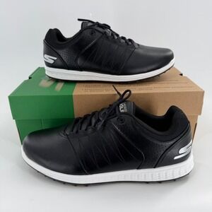 Skechers Go Golf Men Black Water Repellent Extra Wide Fit Shoes 214018/BKW 9.5